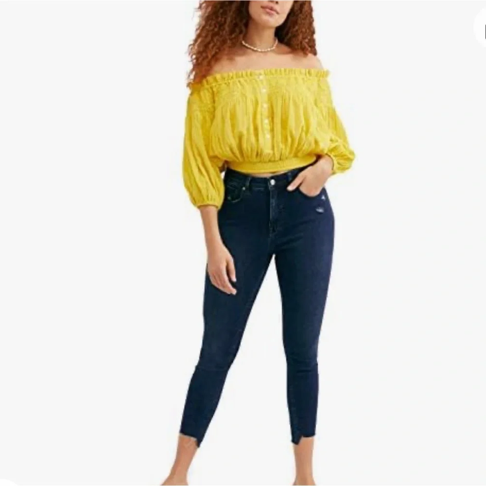 FREE PEOPLE Citrus Top Lg NWT - Picture 2 of 6